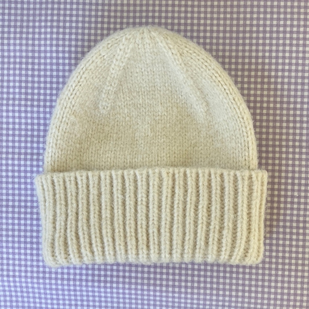 Cream Colored Beanie